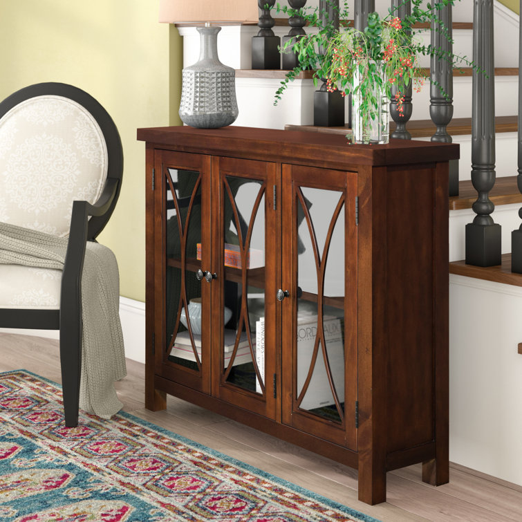 Mahogany accent deals cabinet